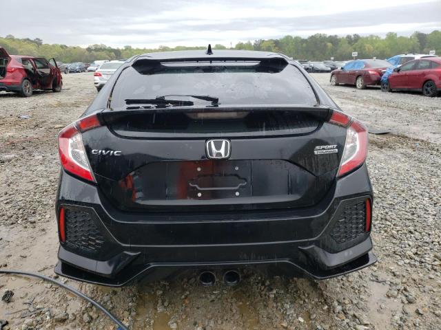 SHHFK7H92KU211848 - 2019 HONDA CIVIC SPORT TOURING BLACK photo 6