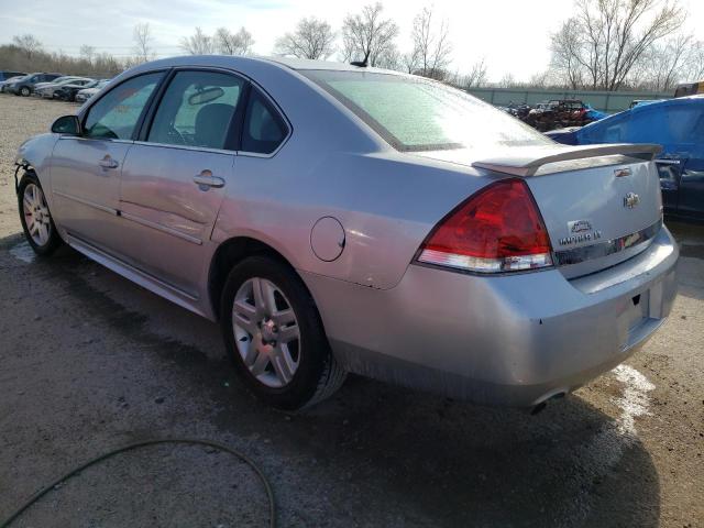 2G1WC57M691303236 - 2009 CHEVROLET IMPALA 2LT SILVER photo 2