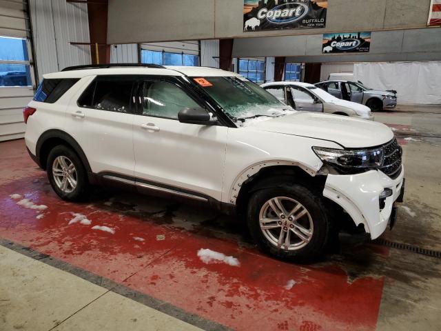 1FMSK8DHXLGD14442 - 2020 FORD EXPLORER XLT WHITE photo 4