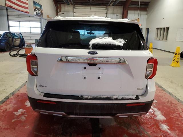 1FMSK8DHXLGD14442 - 2020 FORD EXPLORER XLT WHITE photo 6