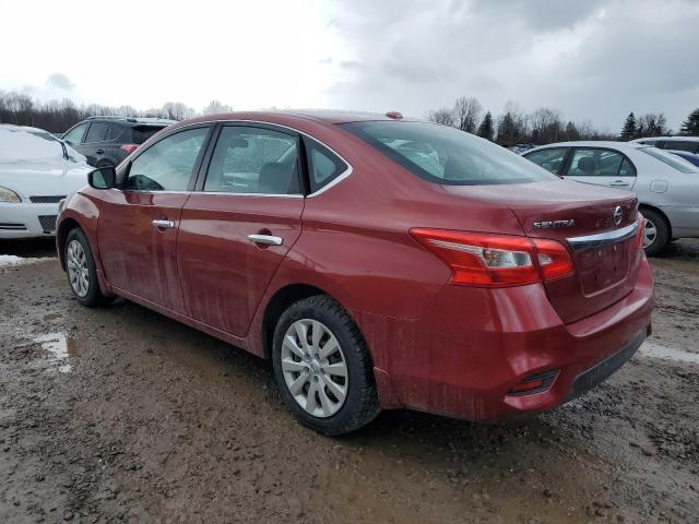 3N1AB7AP9HL640146 - 2017 NISSAN SENTRA S RED photo 2