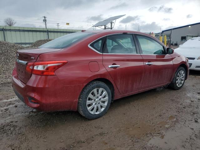 3N1AB7AP9HL640146 - 2017 NISSAN SENTRA S RED photo 3