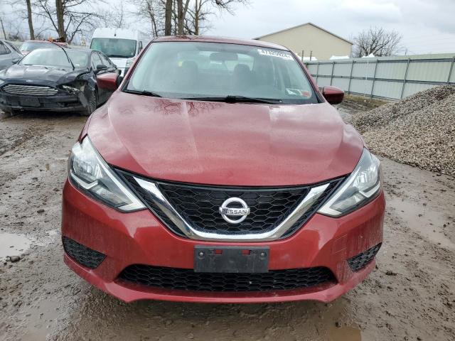 3N1AB7AP9HL640146 - 2017 NISSAN SENTRA S RED photo 5