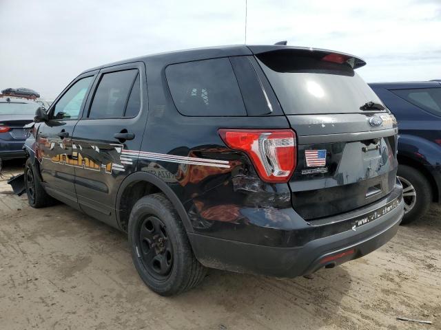 1FM5K8AR1HGB82737 - 2017 FORD EXPLORER POLICE INTERCEPTOR أسود صورة 2
