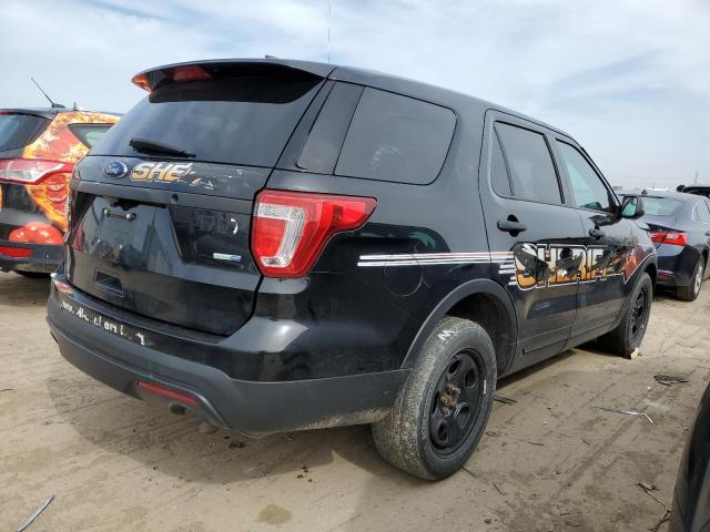 1FM5K8AR1HGB82737 - 2017 FORD EXPLORER POLICE INTERCEPTOR أسود صورة 3