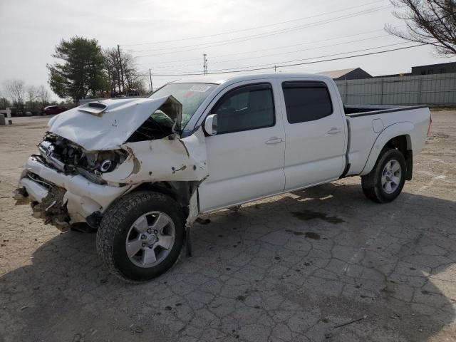 5TEMU52N88Z590469 - 2008 TOYOTA TACOMA DOUBLE CAB LONG BED WHITE photo 1