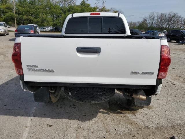 5TEMU52N88Z590469 - 2008 TOYOTA TACOMA DOUBLE CAB LONG BED WHITE photo 6