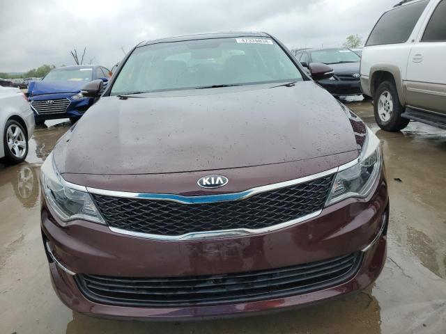 5XXGU4L39JG234394 - 2018 KIA OPTIMA EX BURGUNDY photo 5