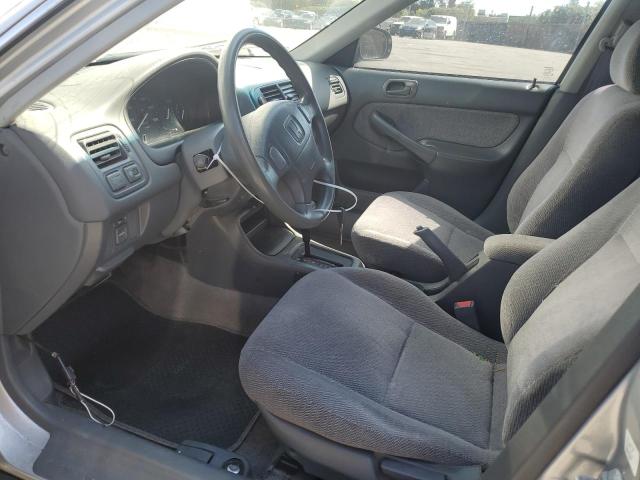 1HGEJ6678WL049305 - 1998 HONDA CIVIC LX GRAY photo 7