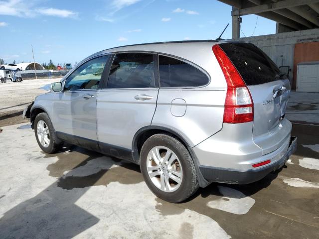 5J6RE4H70AL065281 - 2010 HONDA CR-V EXL SILVER photo 2