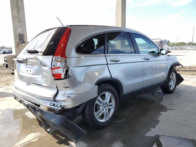 5J6RE4H70AL065281 - 2010 HONDA CR-V EXL SILVER photo 3