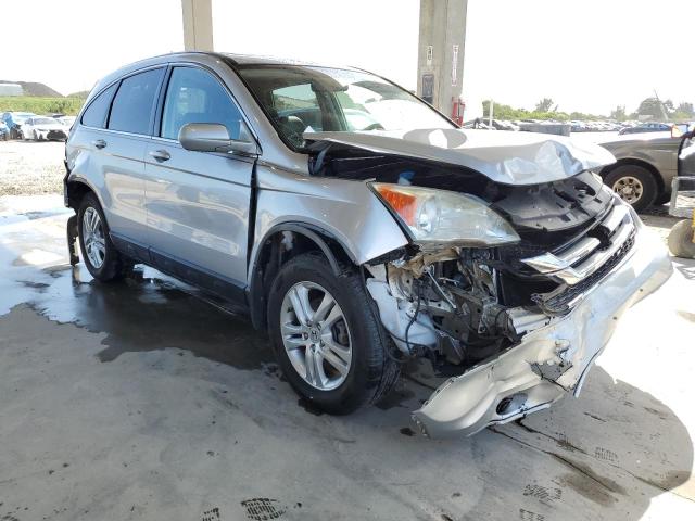 5J6RE4H70AL065281 - 2010 HONDA CR-V EXL SILVER photo 4