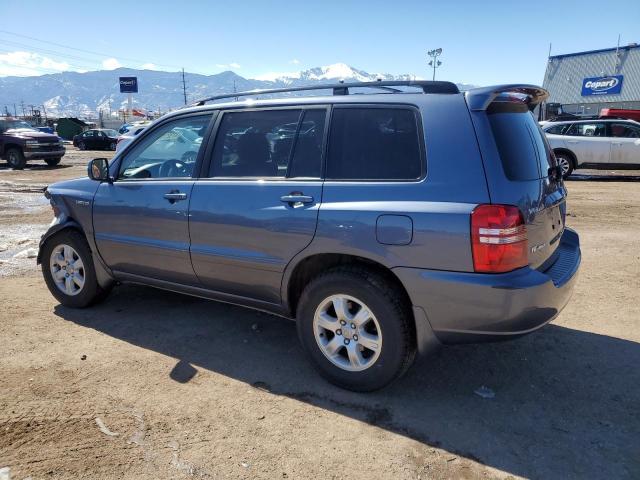 JTEHF21A530106898 - 2003 TOYOTA HIGHLANDER LIMITED BLUE photo 2