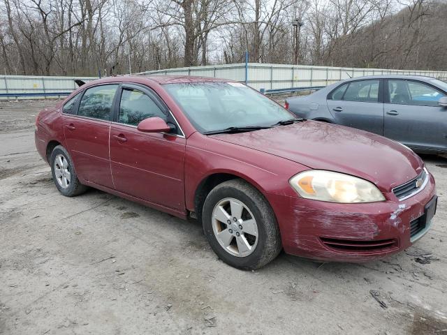 2G1WT55K869130642 - 2006 CHEVROLET IMPALA LT RED photo 4