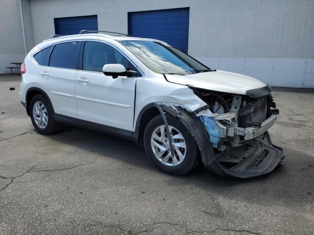 5J6RM4H70FL054260 - 2015 HONDA CR-V EXL WHITE photo 4