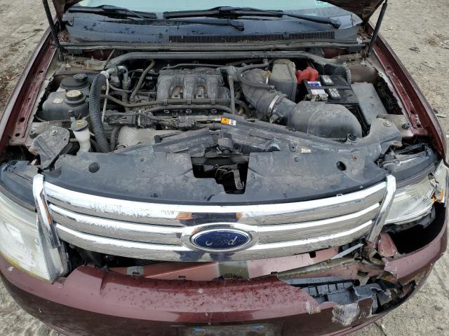 1FAHP24W29G104766 - 2009 FORD TAURUS SEL BURGUNDY photo 11