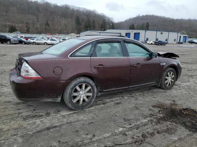 1FAHP24W29G104766 - 2009 FORD TAURUS SEL BURGUNDY photo 3