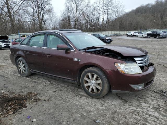 1FAHP24W29G104766 - 2009 FORD TAURUS SEL BURGUNDY photo 4