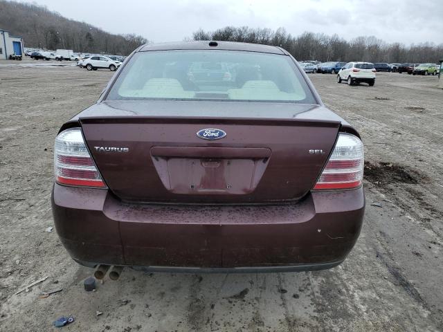 1FAHP24W29G104766 - 2009 FORD TAURUS SEL BURGUNDY photo 6