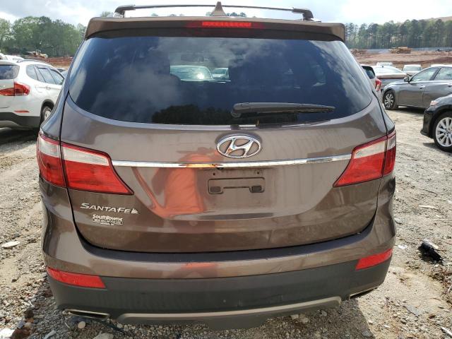 KM8SN4HF3DU016861 - 2013 HYUNDAI SANTA FE GLS BROWN photo 6