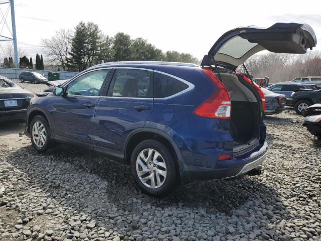 5J6RM4H70FL058616 - 2015 HONDA CR-V EXL BLUE photo 2