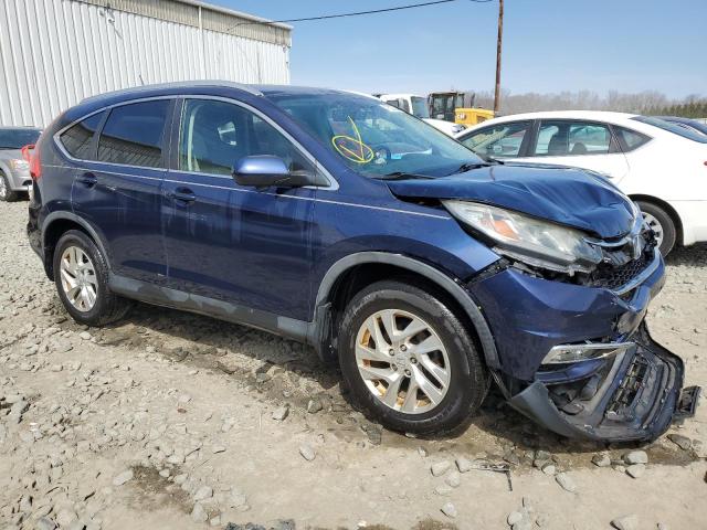 5J6RM4H70FL058616 - 2015 HONDA CR-V EXL BLUE photo 4