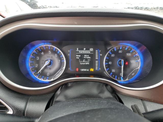 2C4RC1BG8KR624748 - 2019 CHRYSLER PACIFICA TOURING L SILVER photo 9