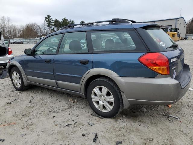 4S4BP62C757324541 - 2005 SUBARU LEGACY OUTBACK 2.5I LIMITED BLUE photo 2