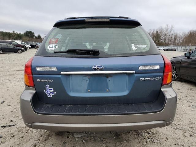 4S4BP62C757324541 - 2005 SUBARU LEGACY OUTBACK 2.5I LIMITED BLUE photo 6