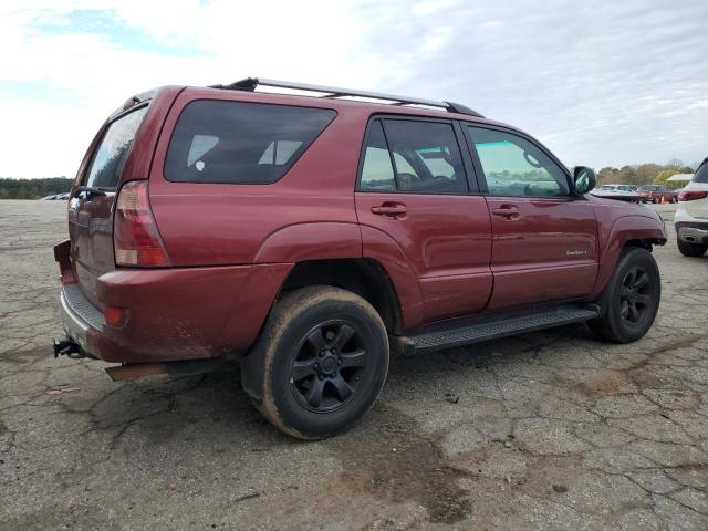 JTEZT14R658006726 - 2005 TOYOTA 4RUNNER SR5 RED photo 3