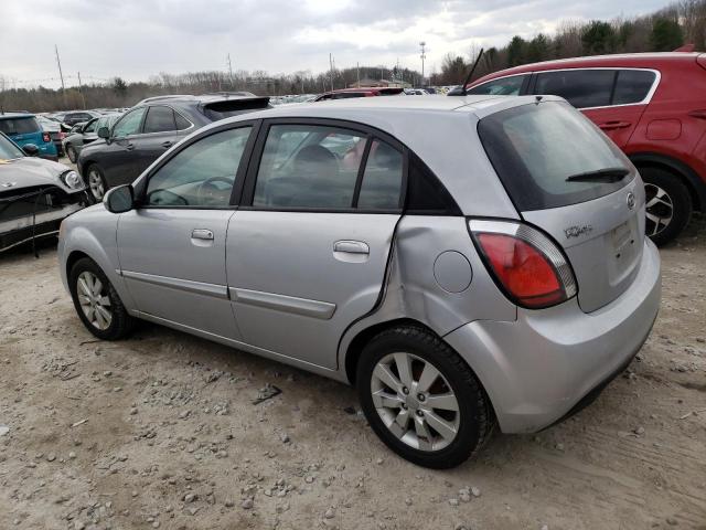 KNADH5A33B6803754 - 2011 KIA RIO BASE SILVER photo 2