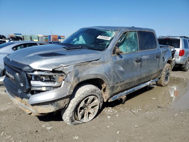 1C6SRFLT4NN378430 - 2022 RAM 1500 REBEL SILVER photo 1