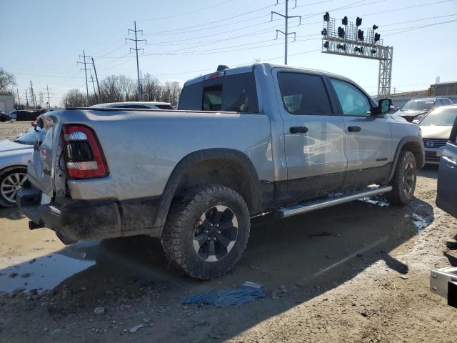 1C6SRFLT4NN378430 - 2022 RAM 1500 REBEL SILVER photo 3