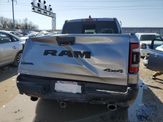 1C6SRFLT4NN378430 - 2022 RAM 1500 REBEL SILVER photo 6