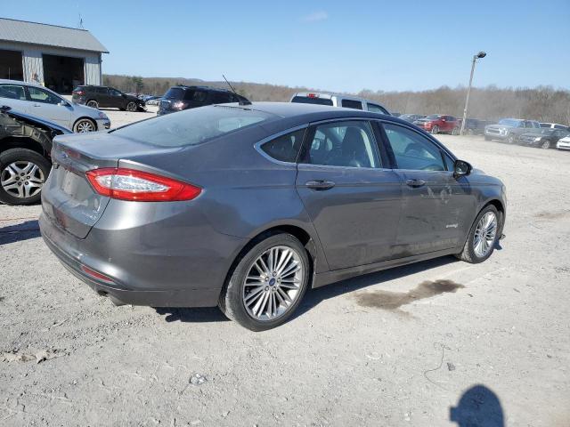 3FA6P0LU0ER154418 - 2014 FORD FUSION SE HYBRID GRAY photo 3