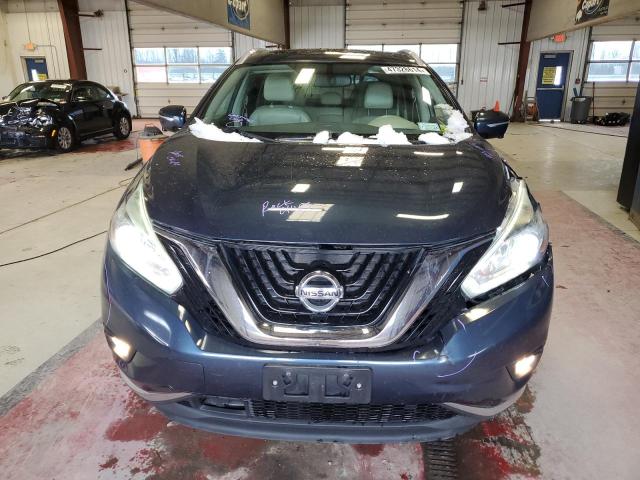 5N1AZ2MH2FN228918 - 2015 NISSAN MURANO S BLUE photo 5