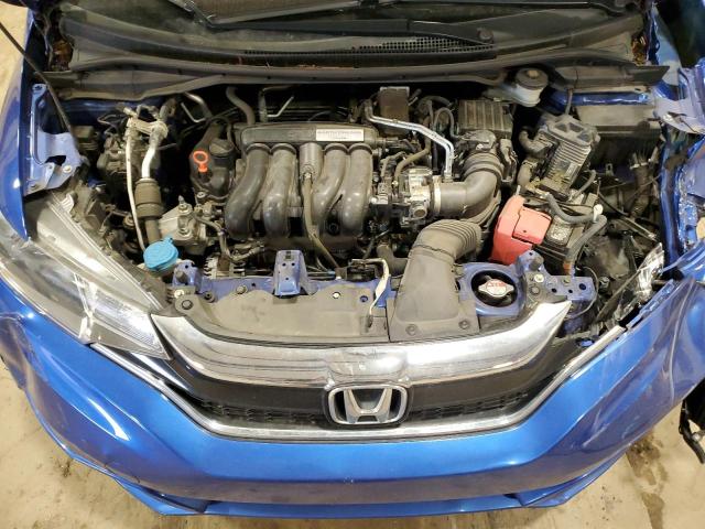 3HGGK5H47KM728879 - 2019 HONDA FIT LX BLUE photo 11