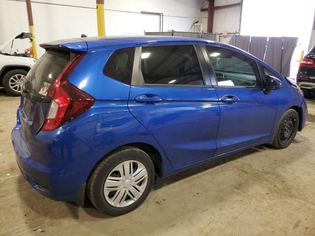 3HGGK5H47KM728879 - 2019 HONDA FIT LX BLUE photo 3