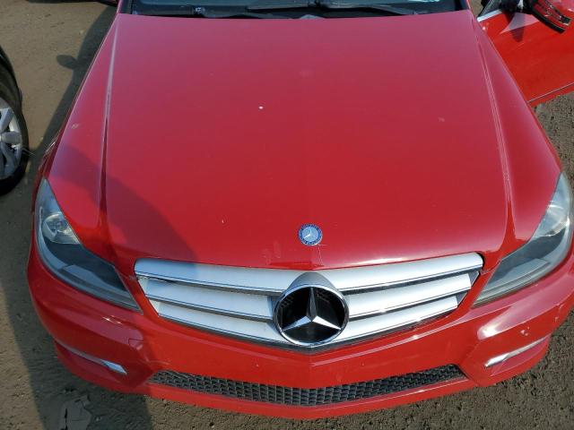 WDDGF4HB3CR220684 - 2012 MERCEDES-BENZ C 250 RED photo 11