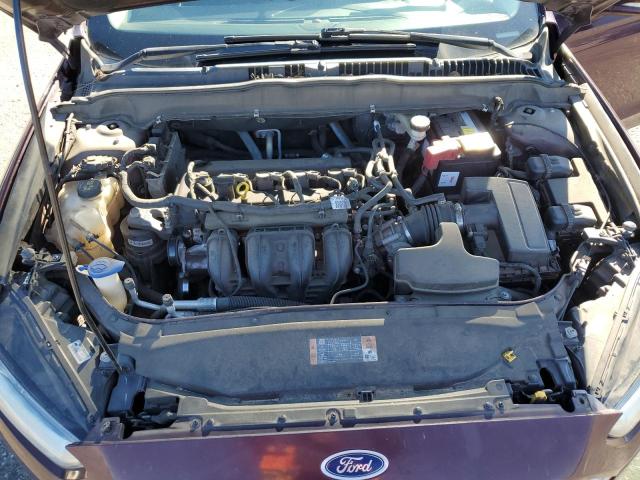 3FA6P0H76DR381050 - 2013 FORD FUSION SE MAROON photo 11