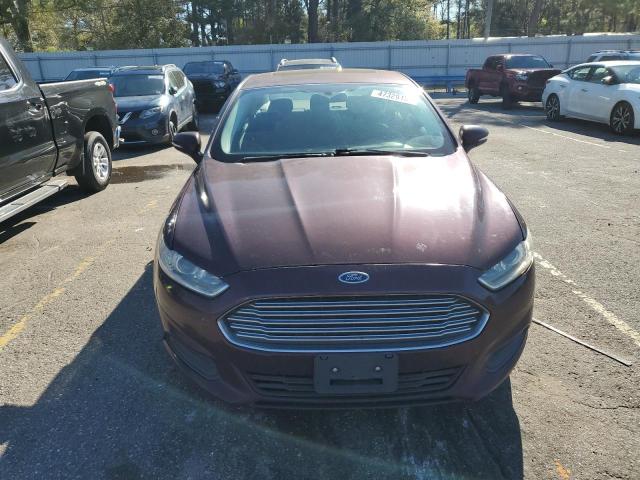 3FA6P0H76DR381050 - 2013 FORD FUSION SE MAROON photo 5