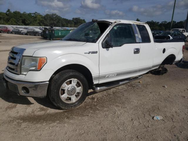 1FTEX1C84AFA26303 - 2010 FORD F150 SUPER CAB WHITE photo 1