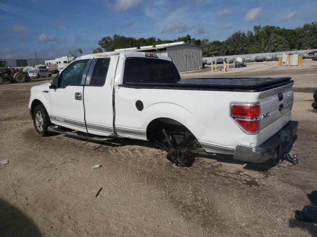 1FTEX1C84AFA26303 - 2010 FORD F150 SUPER CAB WHITE photo 2