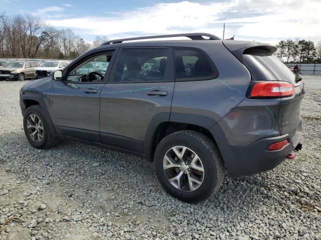 1C4PJMBS7EW137989 - 2014 JEEP CHEROKEE TRAILHAWK ნაცრისფერი ფოტო 2
