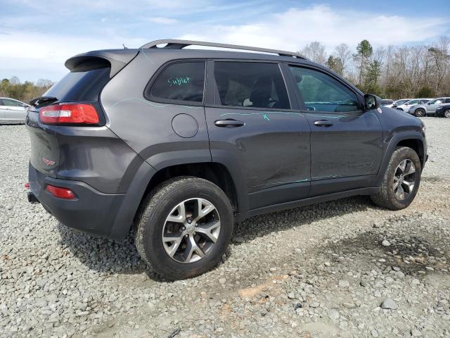 1C4PJMBS7EW137989 - 2014 JEEP CHEROKEE TRAILHAWK ნაცრისფერი ფოტო 3