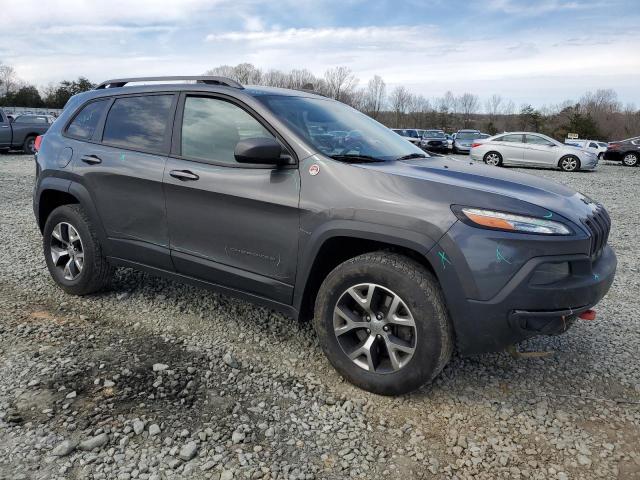 1C4PJMBS7EW137989 - 2014 JEEP CHEROKEE TRAILHAWK ნაცრისფერი ფოტო 4