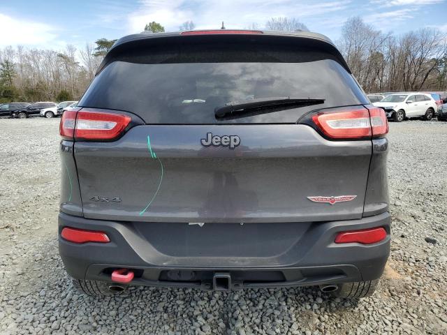 1C4PJMBS7EW137989 - 2014 JEEP CHEROKEE TRAILHAWK ნაცრისფერი ფოტო 6