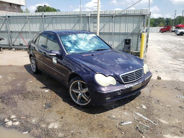 WDBRF64J81F016648 - 2001 MERCEDES-BENZ C 320 BLUE photo 4