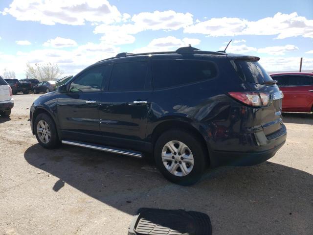 1GNKVFED5HJ185636 - 2017 CHEVROLET TRAVERSE LS BLUE photo 2