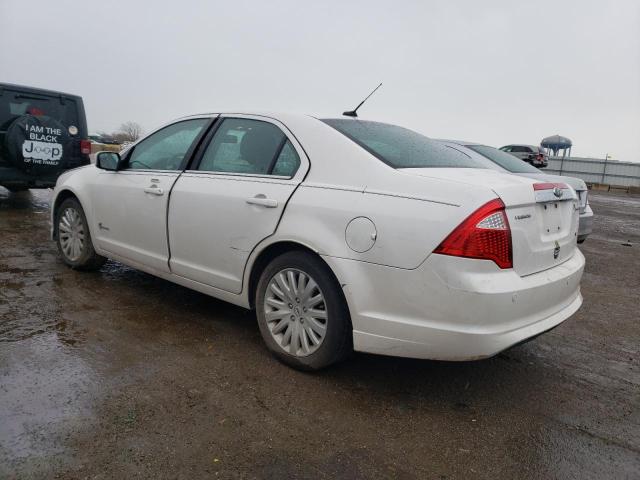 3FADP0L33CR408876 - 2012 FORD FUSION HYBRID WHITE photo 2